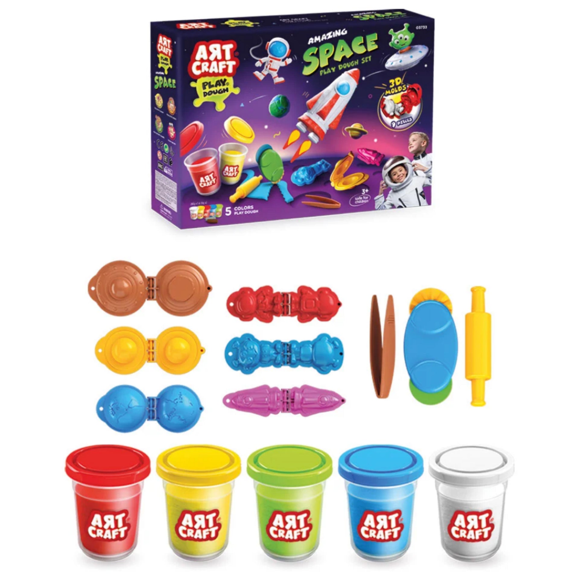 AMAZING SPAC GR PLAY DOUGH SET