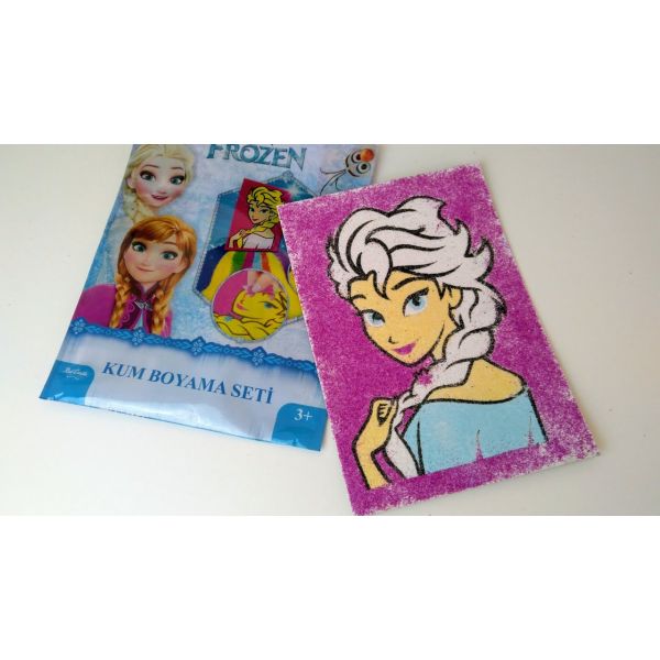 FROZEN - SAND PAINTING SET - 2 CARDS (ELSA + OLAF)