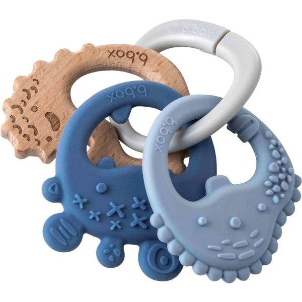 trio teether - lullaby Blue