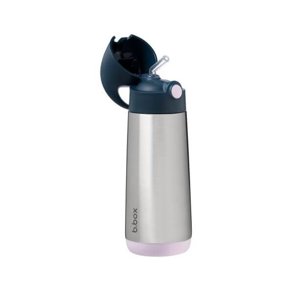 500ml insulated drink bottle - indigo rose