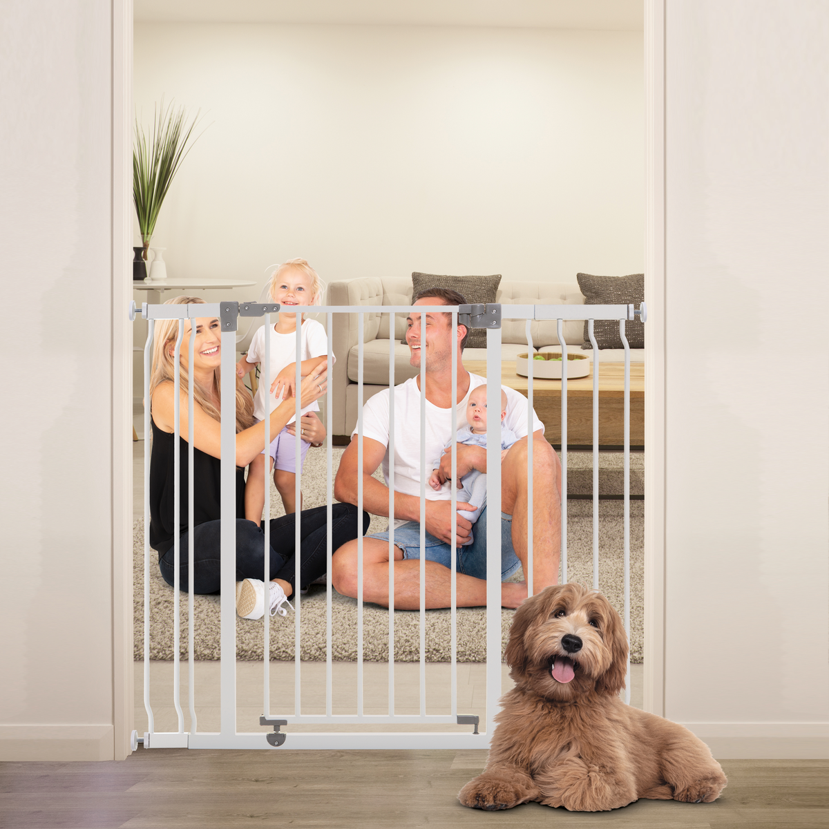 LIBERTY XTRA-TALL SECURITY GATE WHITE