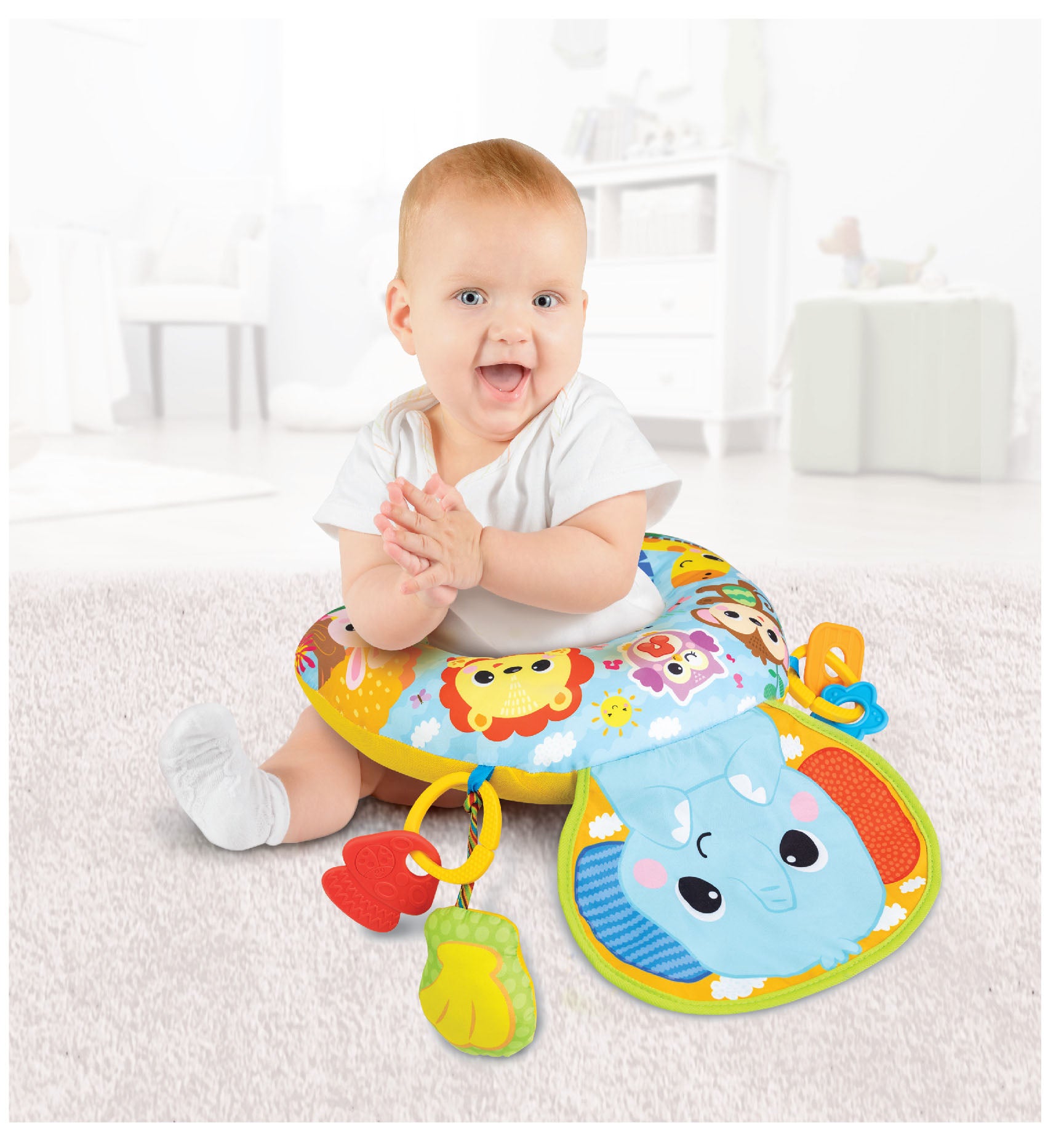 Jungle Fun Tummy Time Pillow