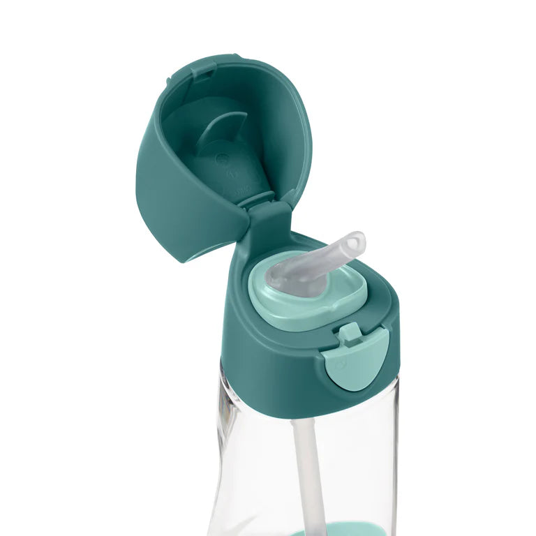 tritan drink bottle 450ml - emerald forest