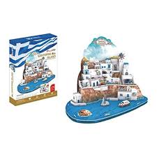 3d Puzzle Santorini Island