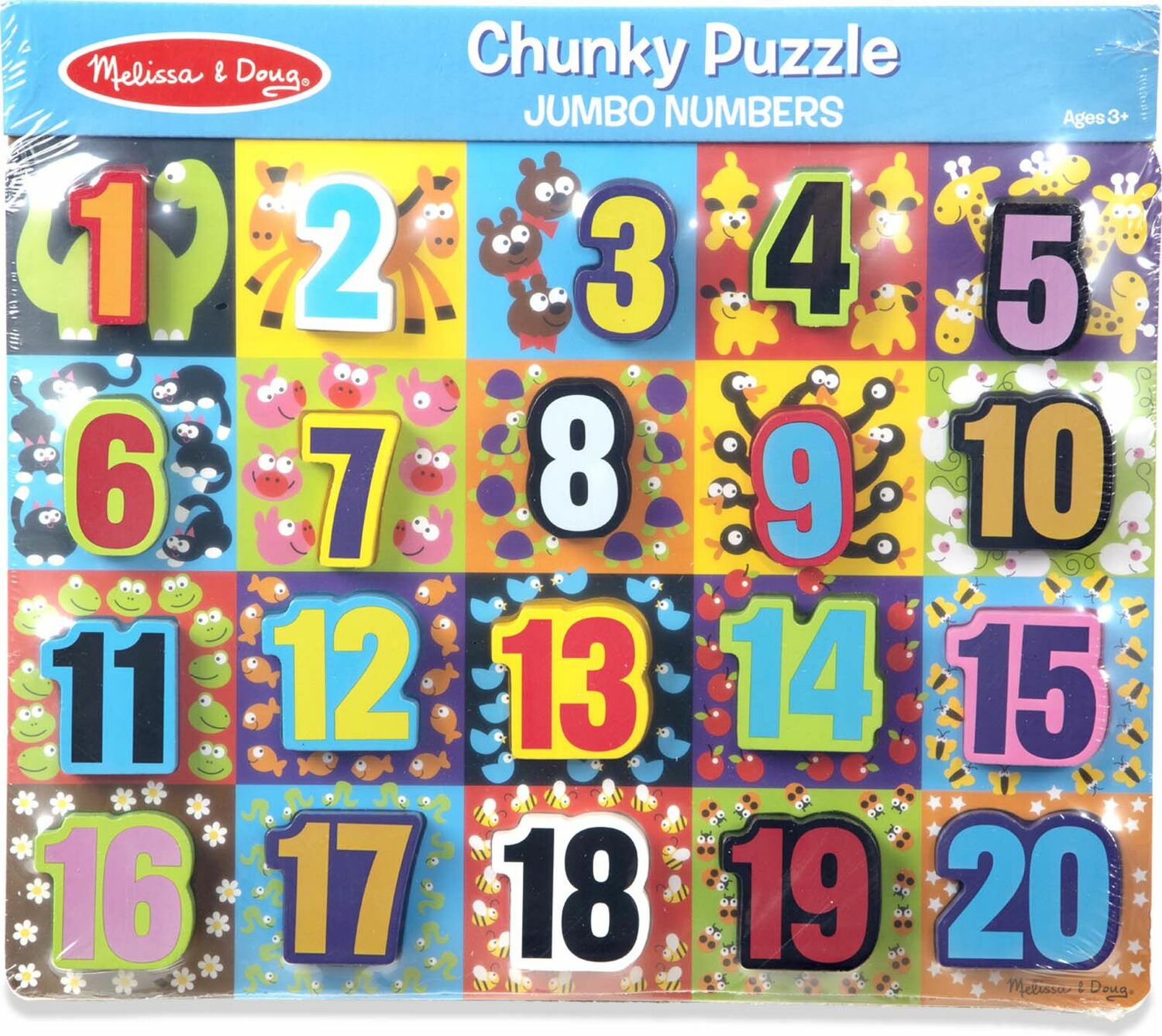 Jumbo Numbers Chunky Puzzle