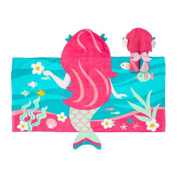 Hooded Towel Mermaid