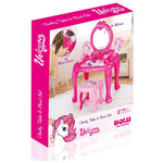 Unicorn vanity table & stool set