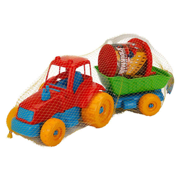 Spiderman Tractor Beach Set