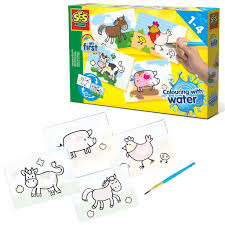 1st Water Color Farm Animals