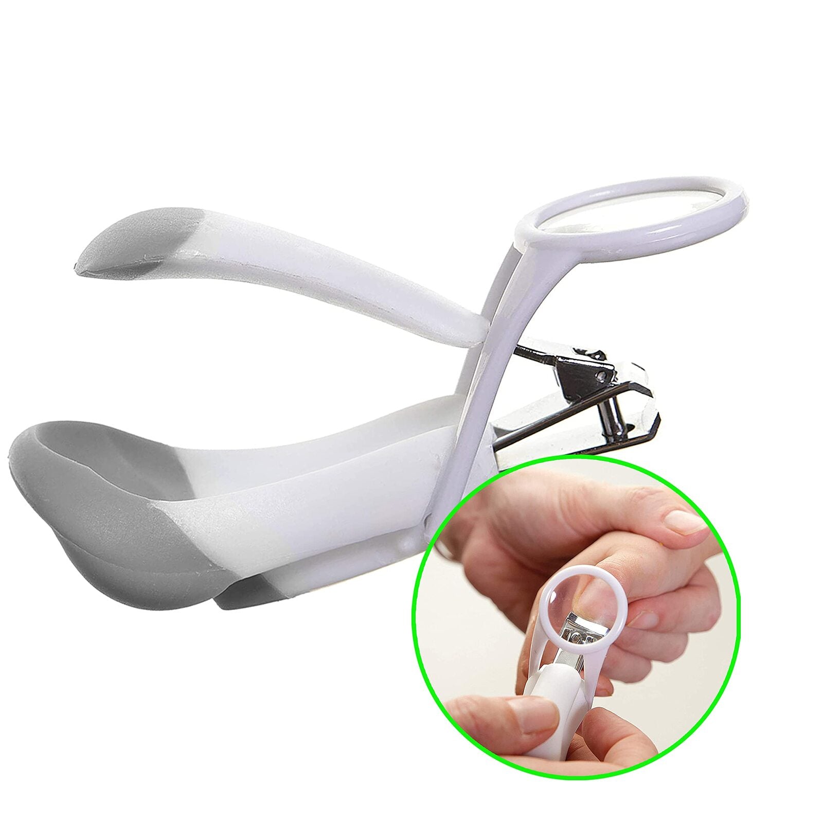 NAIL CLIPPERS WITH MAGNIFIER