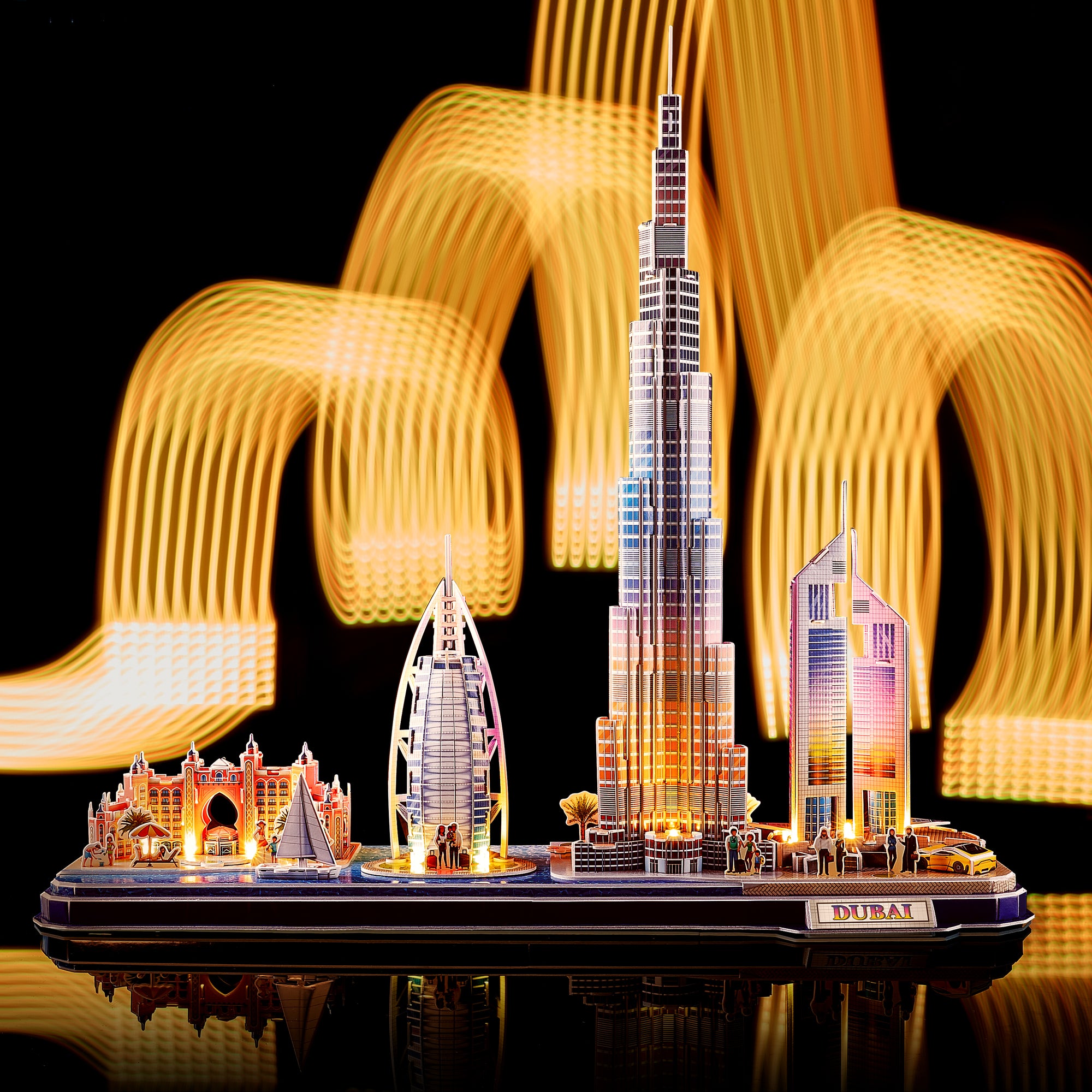 3D Puzzle LED lights, Dubai