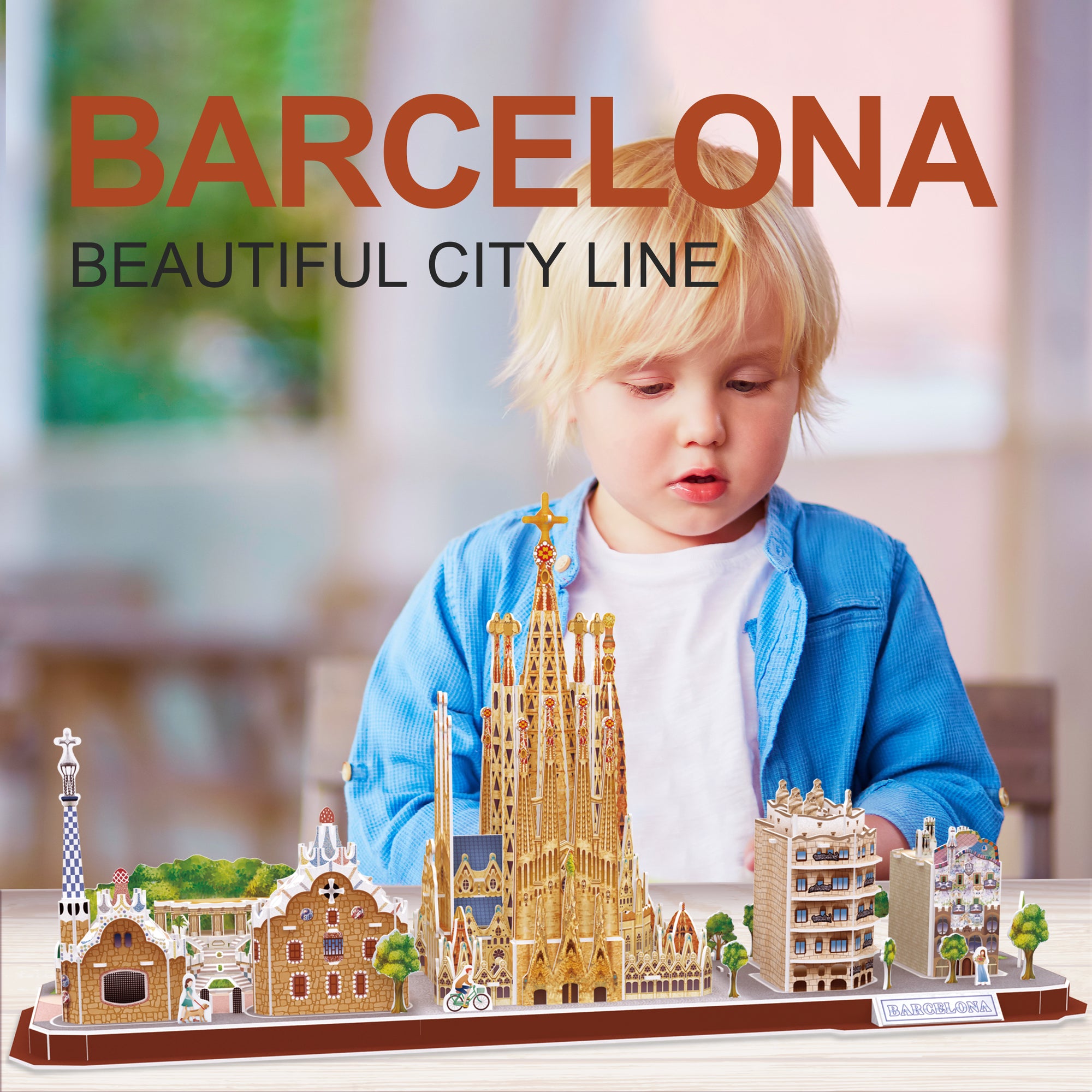 3d Puzzle City Line Barcelona