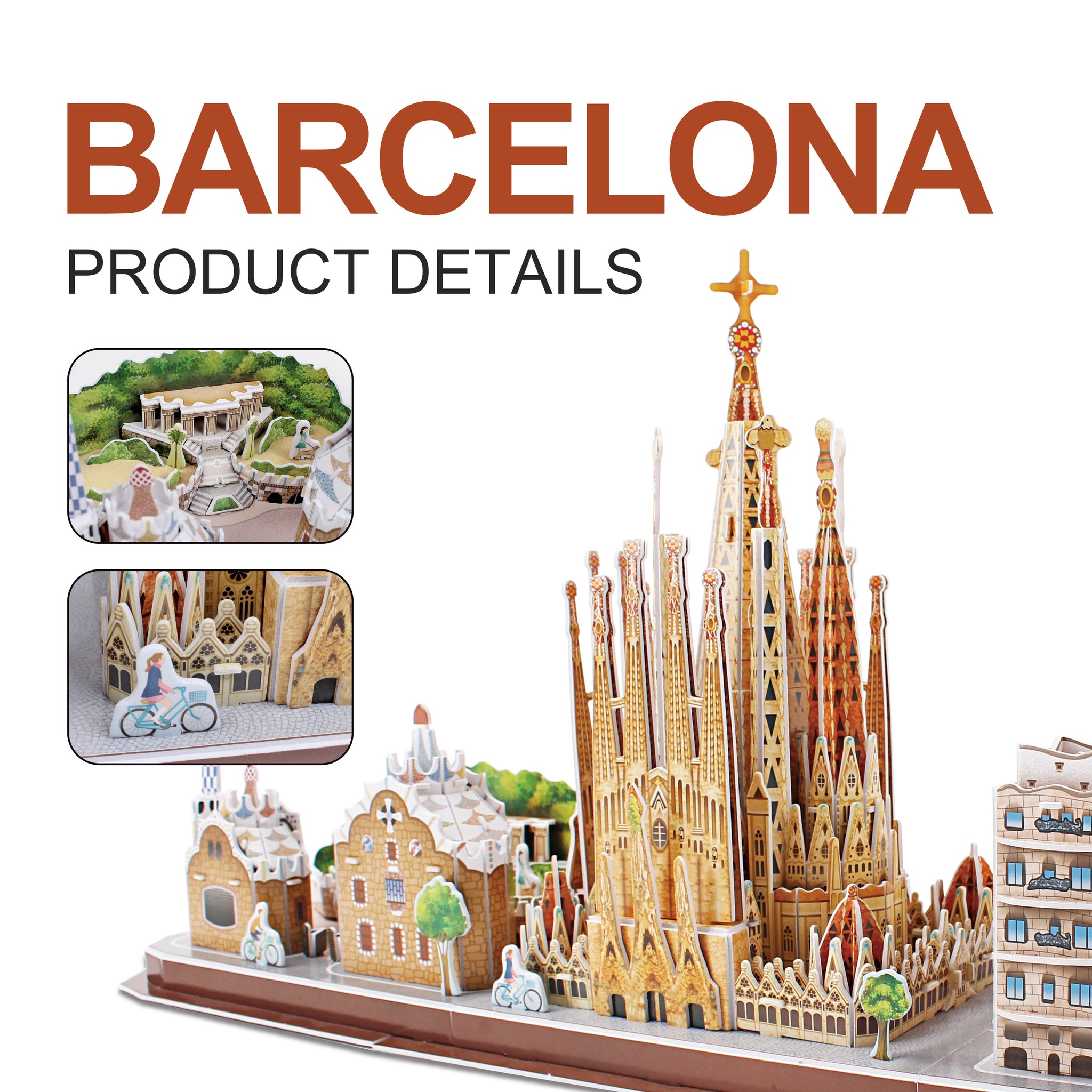 3d Puzzle City Line Barcelona