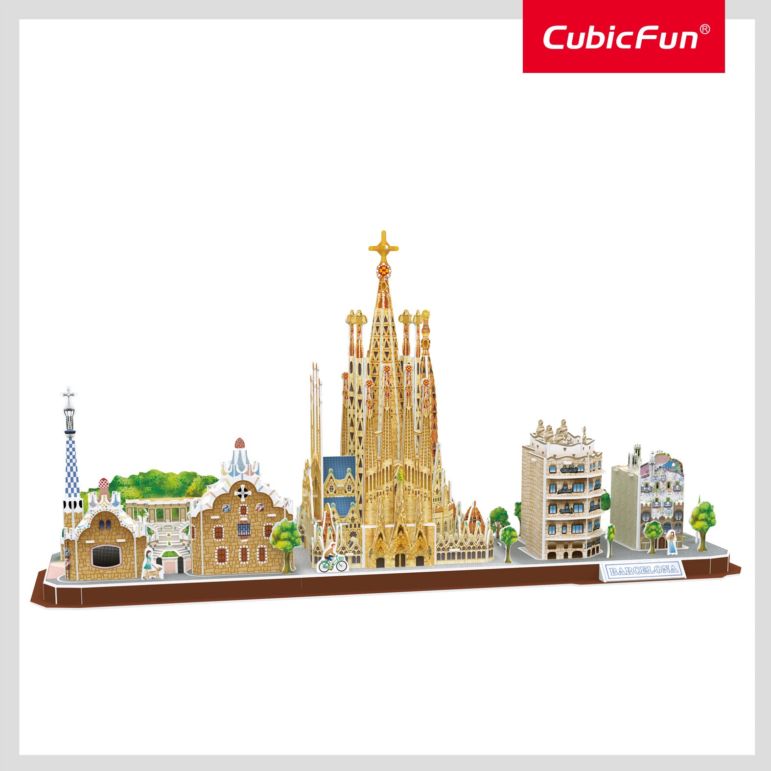 3d Puzzle City Line Barcelona