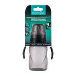 270ml Non Spill Training Cup Black with Handle & Anti-Colic Soft Spout