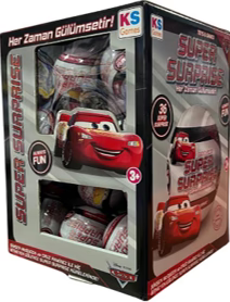 Cars SUPER SURPRISE stand 36 Pes.