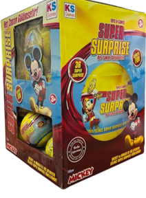 Mickey Mouse SUPER SURPRISE stand 36 Pes.