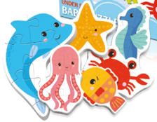 Baby Puzzle Travel Under Sea 6in1