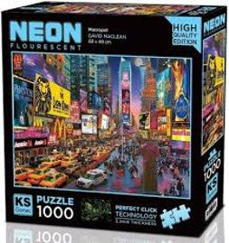 Metropol Neon Puzzle NEON Educational PUZZLE 1000