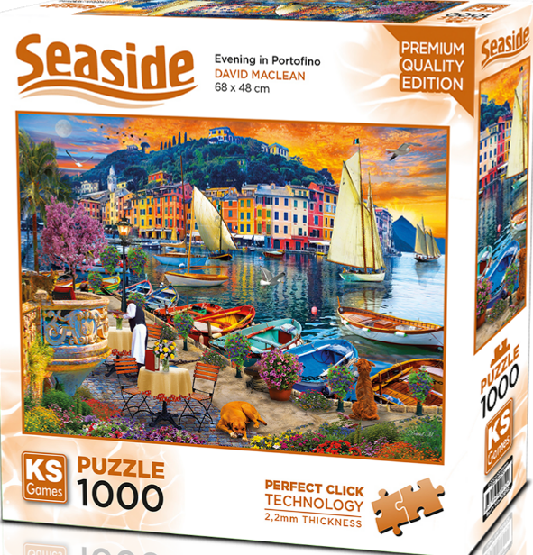 Evening in Portofino Educational PUZZLE