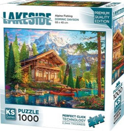 Alpine Fishing Educational PUZZLE