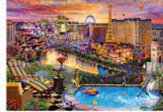Neon Capital, Paris Las Vegas Educational PUZZLE