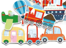 Baby Puzzle Vehicles 6 in 1