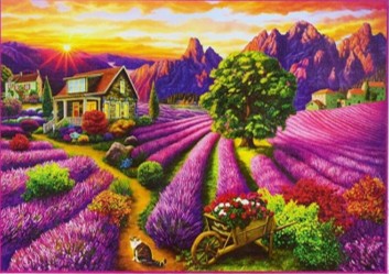 The Landscape of Provence Educational PUZZLE 2000
