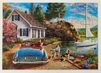 Dog On The Boat Educational PUZZLE 2000