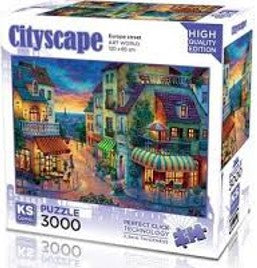 Europe Street Educational PUZZLE 3000