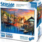 American Harbour Sunset Educational PUZZLE 3000