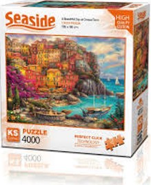 A Beautiful Day at Cinque Terre  Educational PUZZLE 4000
