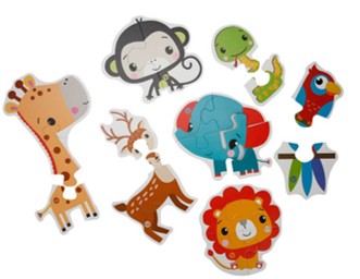 Baby Puzzle Animals 7in1