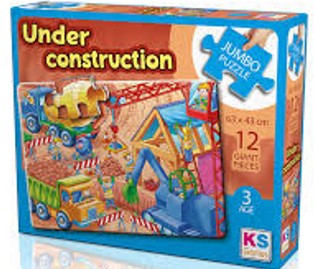 Under Construction Jumbo Baby Puzzle