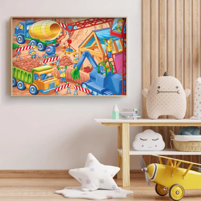 Under Construction Jumbo Baby Puzzle