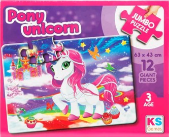 Pony Unicorn Jumbo Baby Puzzle