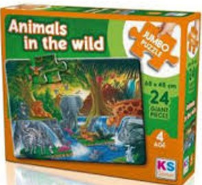 Animal in the wild Jumbo Baby Puzzle