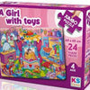 A Girl With Toys Jumbo Baby Puzzle