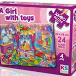 A Girl With Toys Jumbo Baby Puzzle