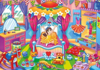 A Girl With Toys Jumbo Baby Puzzle