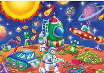 Space Explorers Jumbo Baby Puzzle