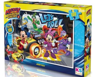 MICKEY 48X34 CM Educational PUZZLE 100