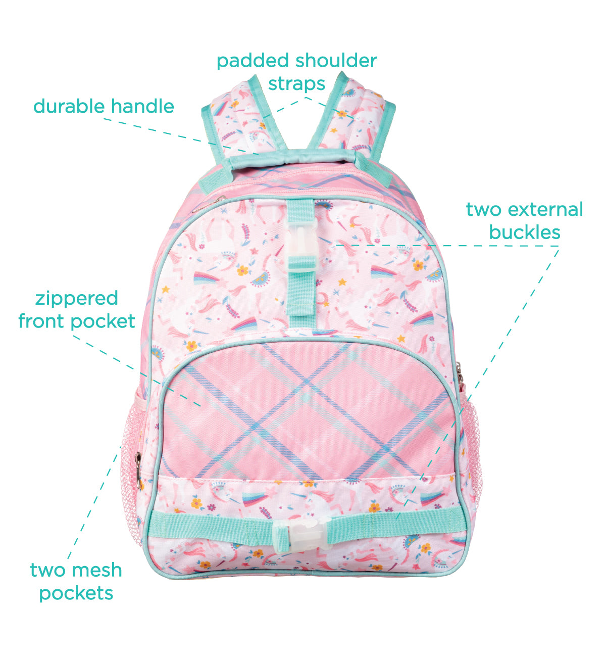 ALL OVER PRINT Backpack Pink Unicorn