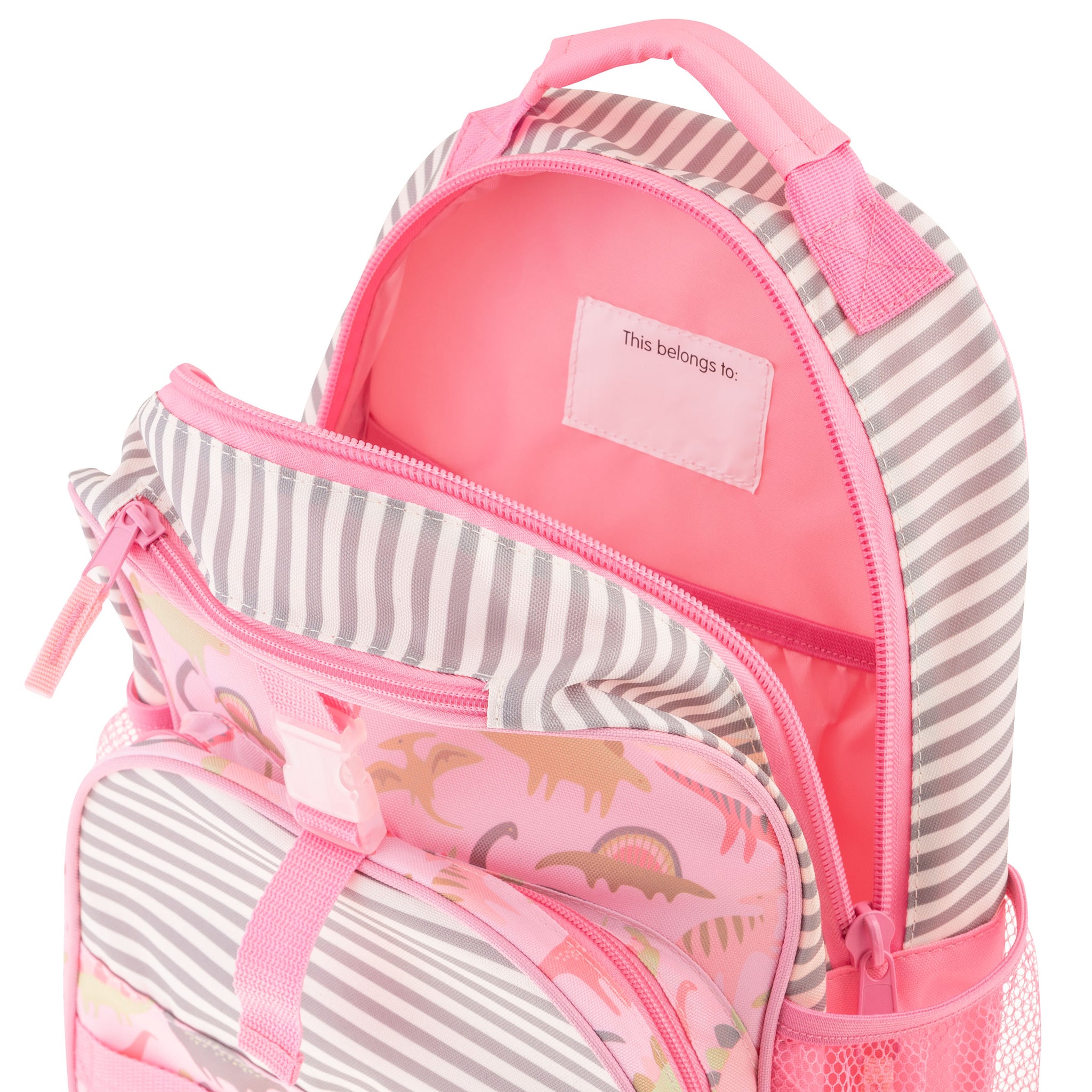 ALL OVER PRINT BACKPACK PINK DINO (F22)