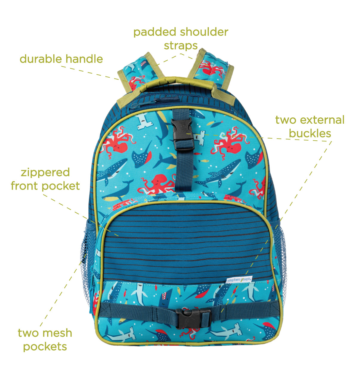 ALL OVER PRINT Backpack Shark (f20)