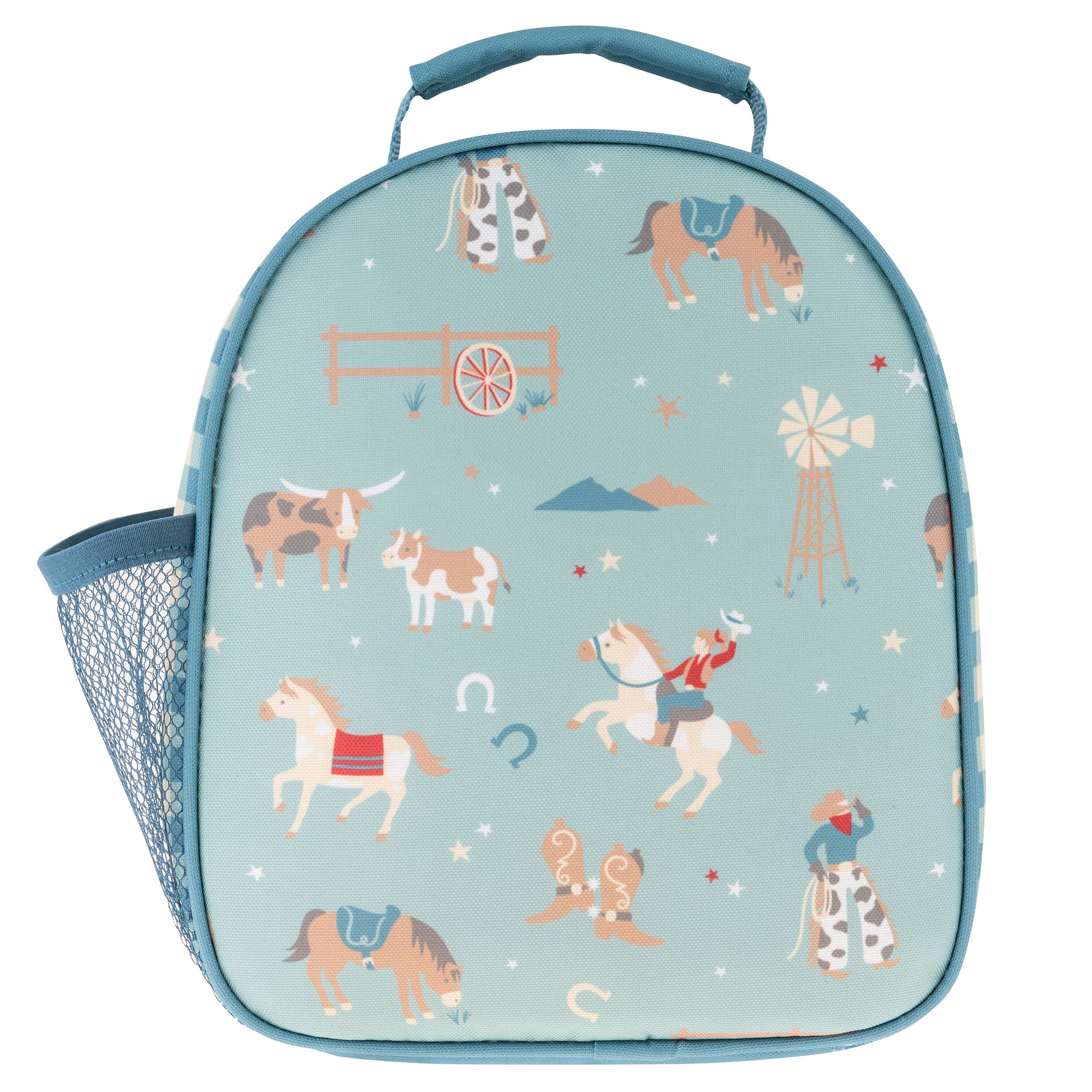 ALL OVER PRINT LUNCHBOX WESTERN (F22)