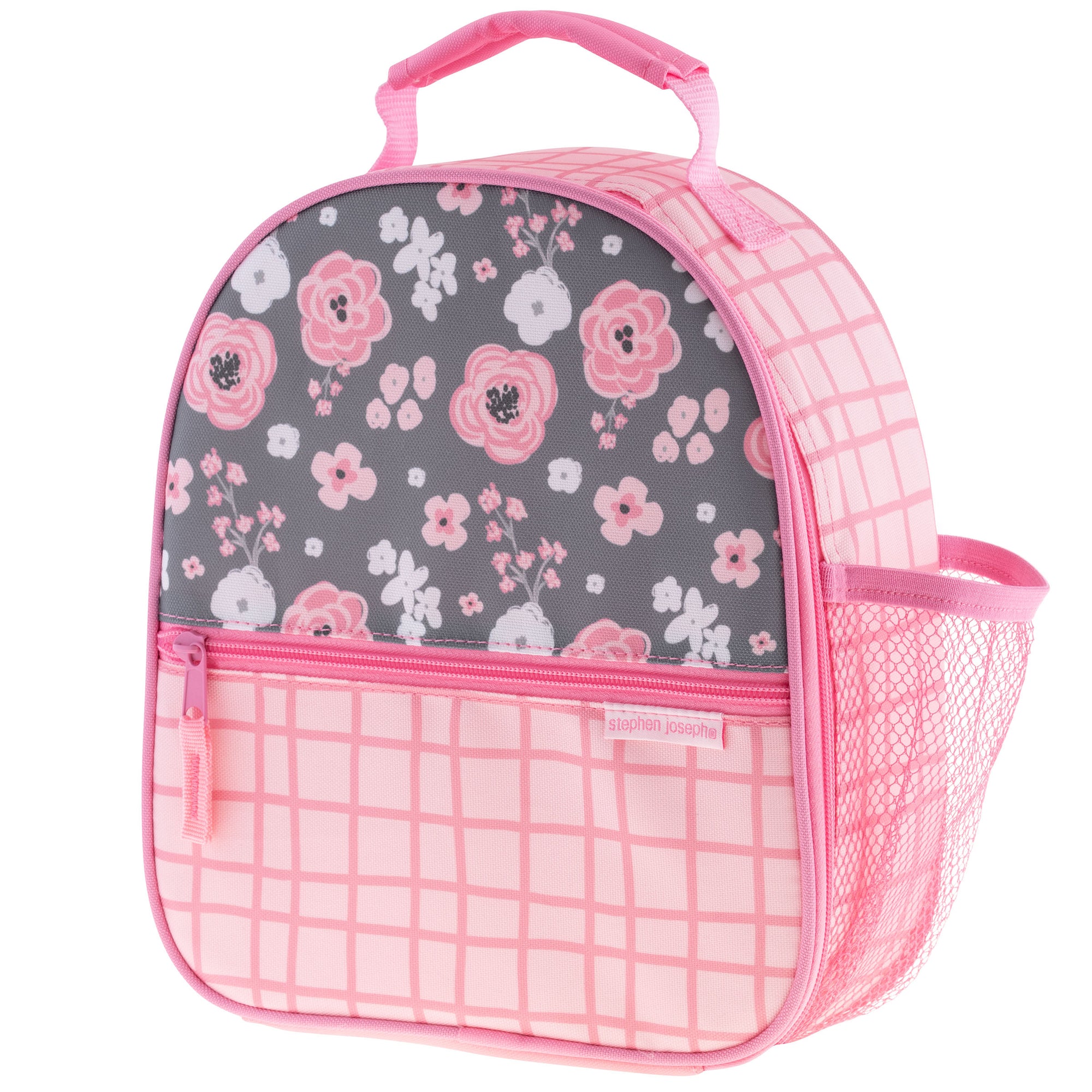 ALL OVER PRINT Lunchbox Charcoal Flower