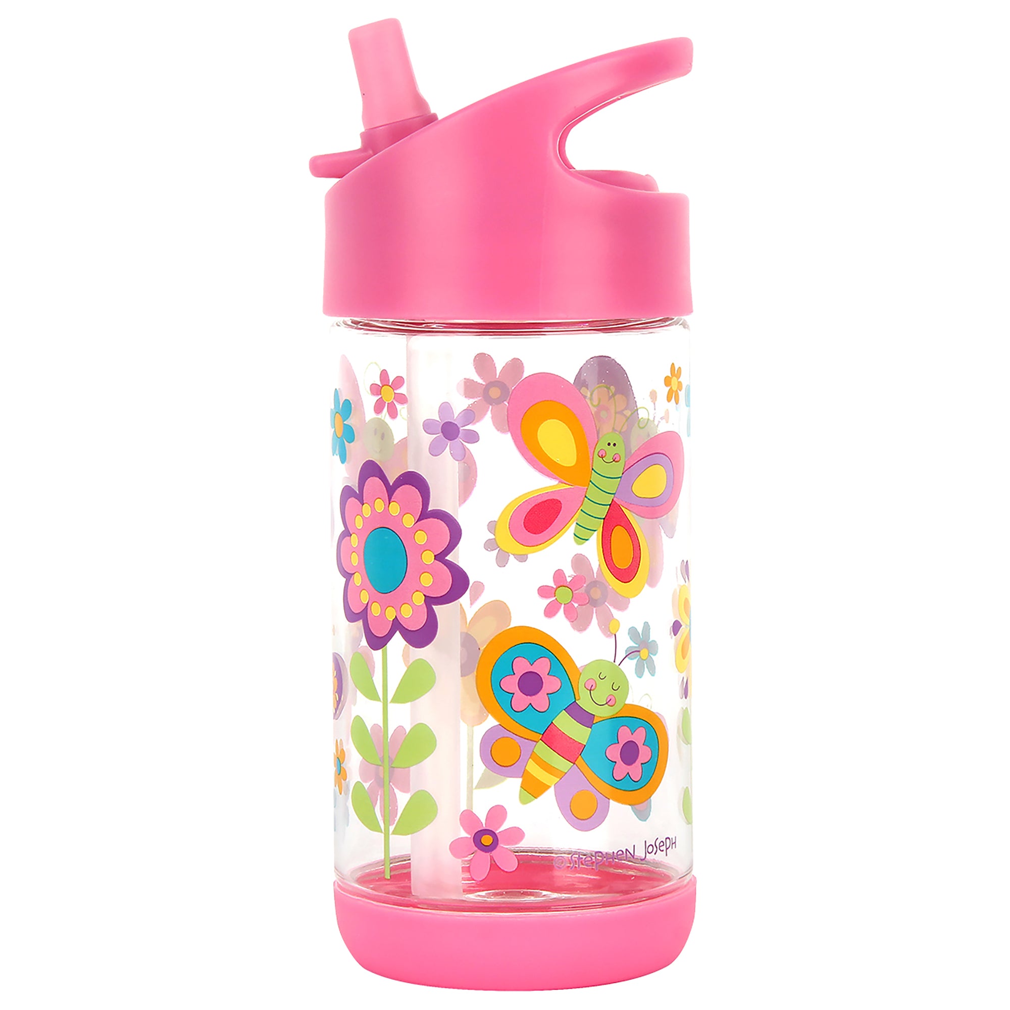 Stephen Joseph Flip Top Bottle Butterfly