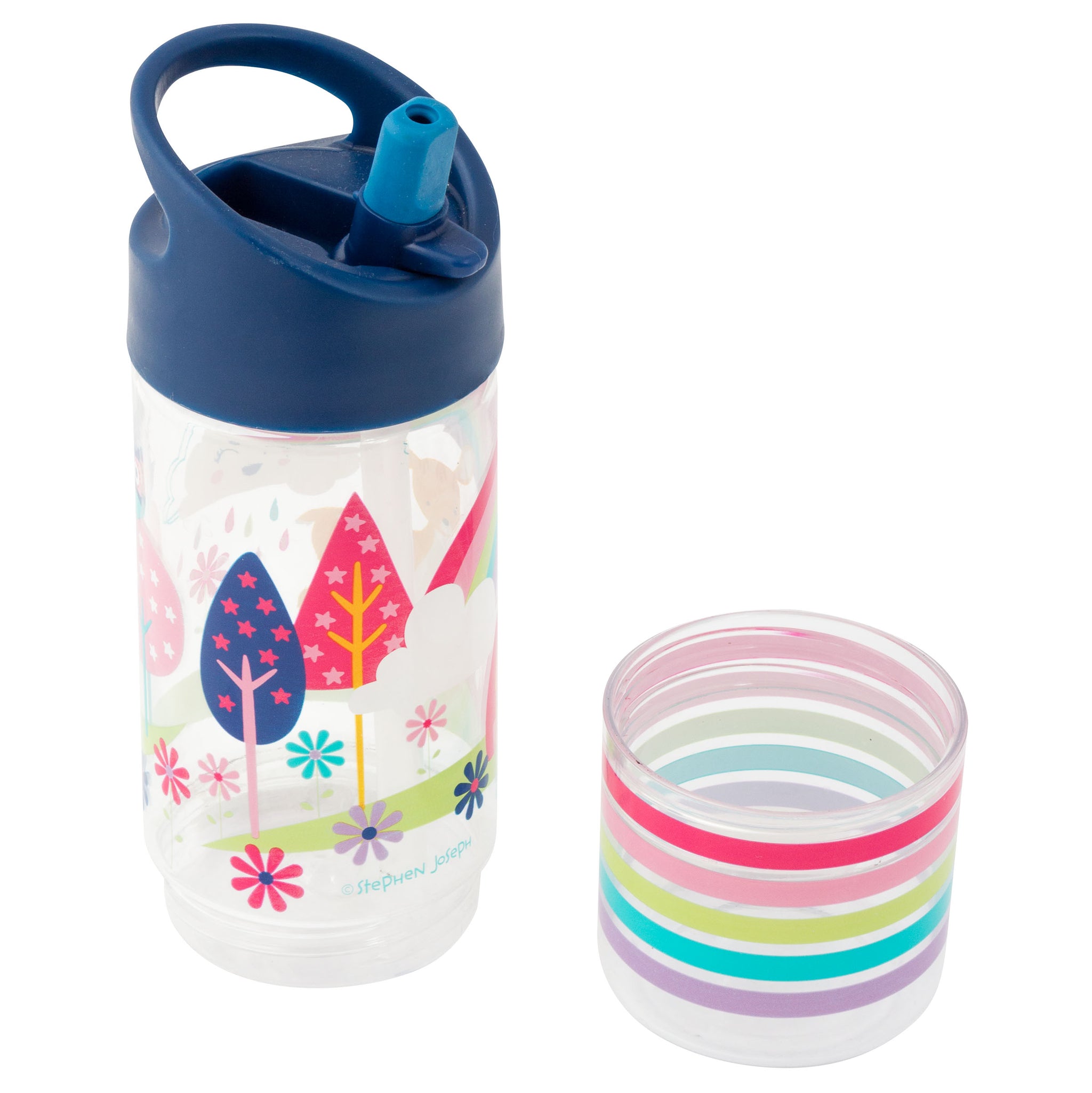 Stephen Joseph Sip And Snack Woodland Water Bottle