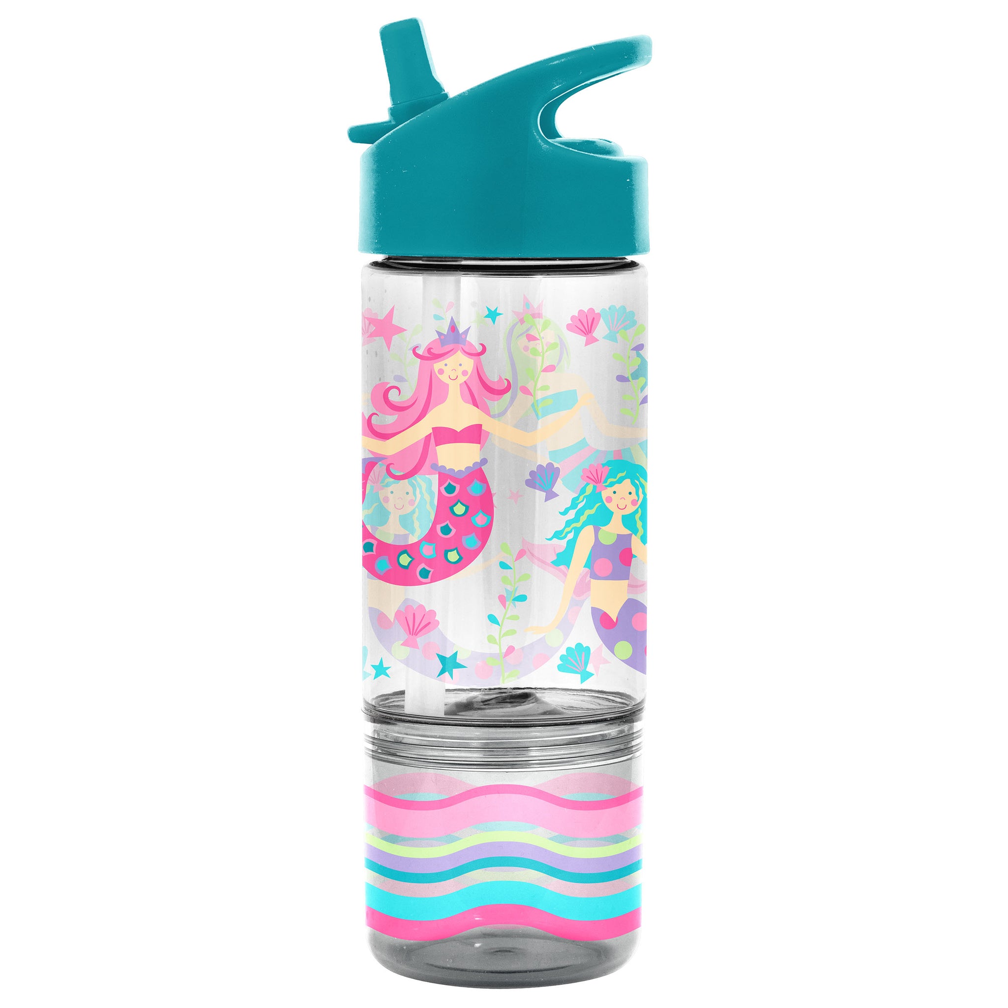 Stephen Joseph Sip And Snack Mermaid Water Bottle